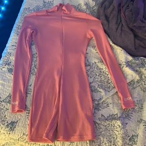 Pink “lucky” suit